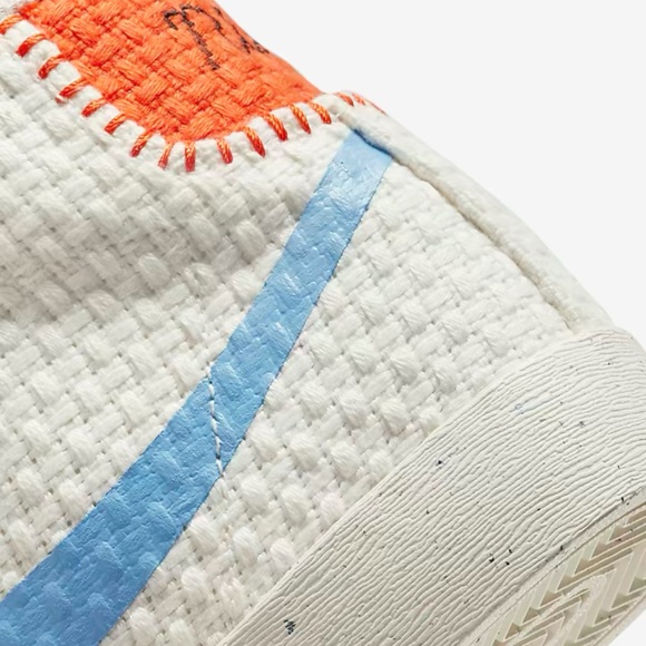 Nike Blazer Mid ‘77 NEXT NATURE Sail/University Blue ‘HEMP’ Men’s sneakers - Picture 15 of 16